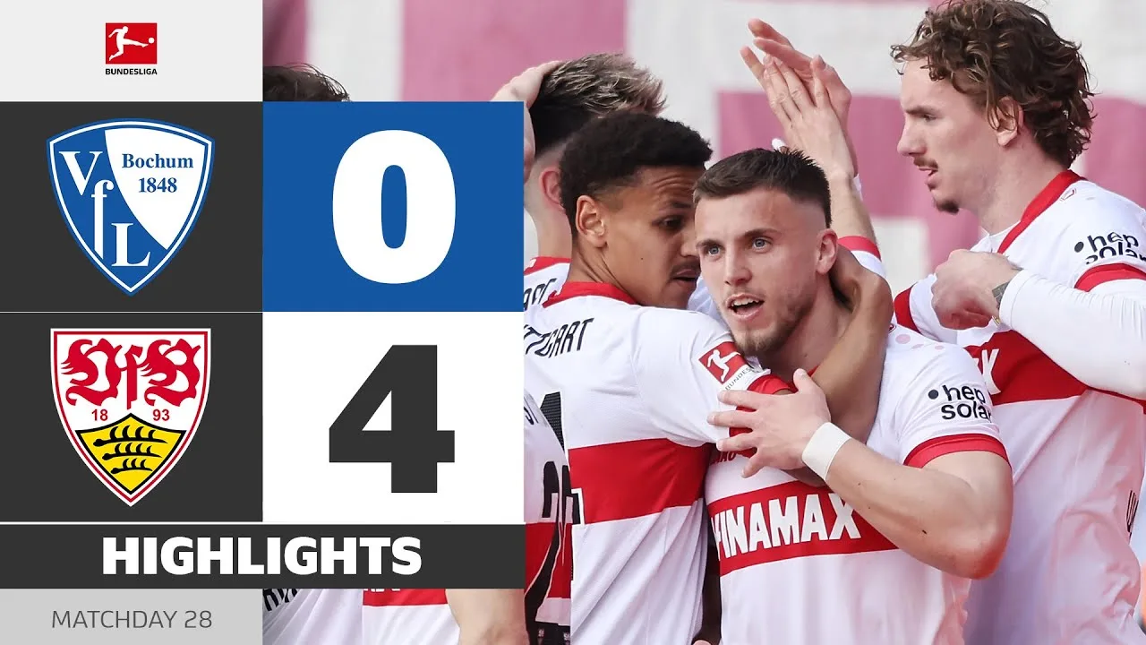 Hattrick-Hero Demirovic! | VFL Bochum – VFB Stuttgart | Faits saillants | Matchday 28 – Bundesliga 24/25