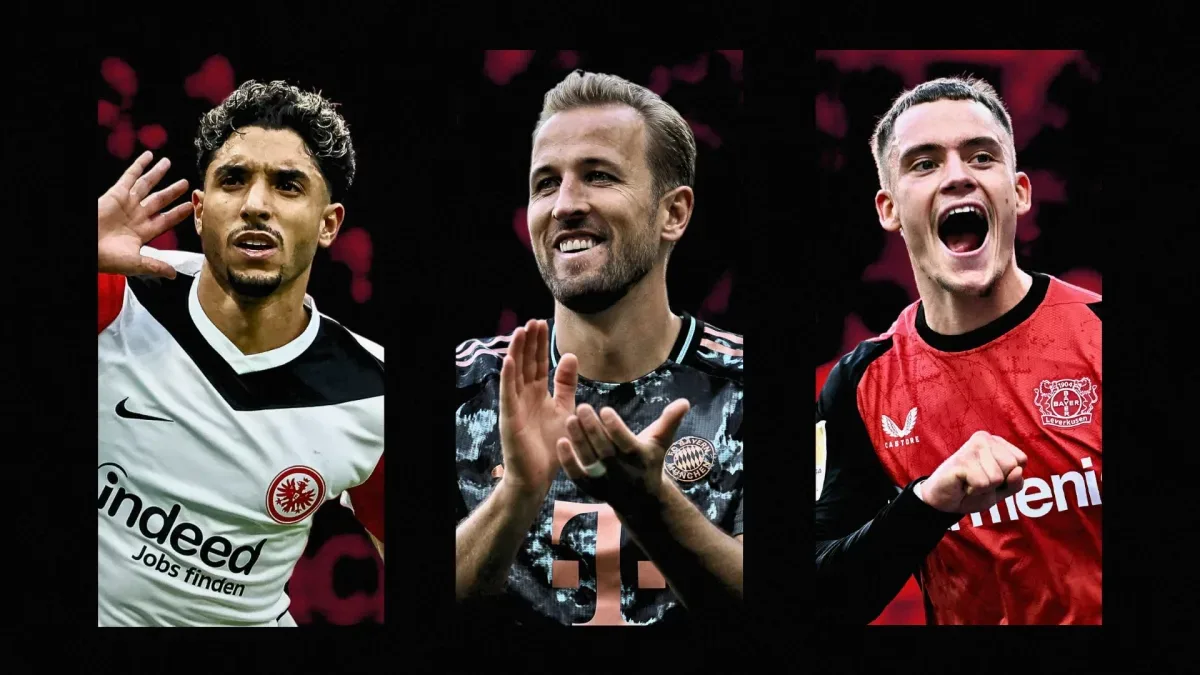 Harry Kane et Florian Wirtz dans : Équipe de la saison de Bundesliga jusqu’à présent