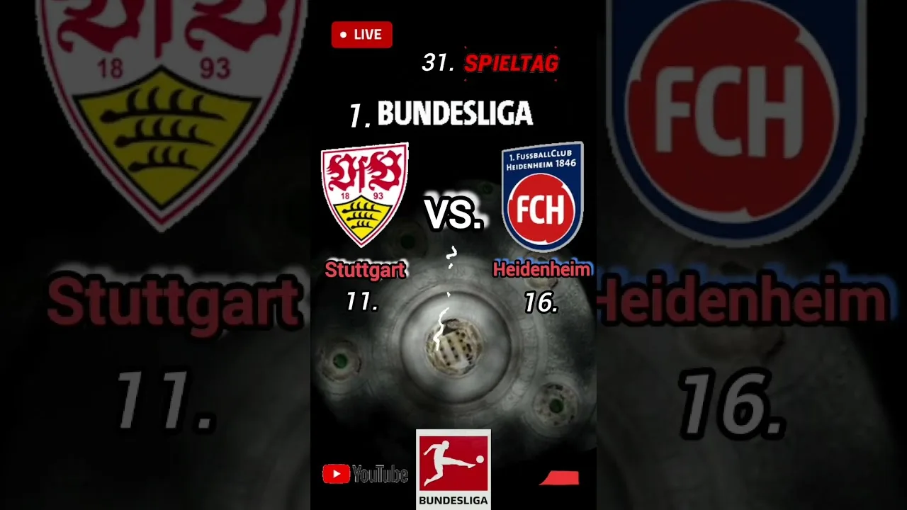 VFB Stuttgart perd 0: 1 gg. Heidenheim | 1ère Bundesliga 31e Jour du match #Love #football