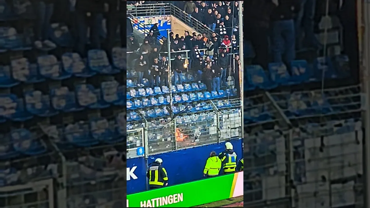 Fan Proteste Frankfurt Eskalation Bochum #shorts #bundesliga