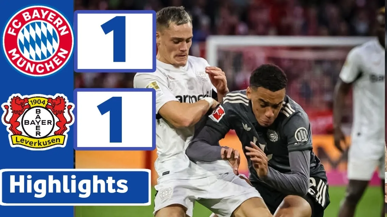 BAYERN MUNICH CONTRE BAYERN LEVERKUSEN (1 1) | FAITS SAILLANTS | BUNDESLIGA