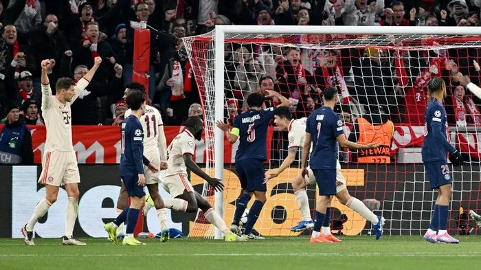 Résultats Bayern Munich vs PSG : Score 1-0