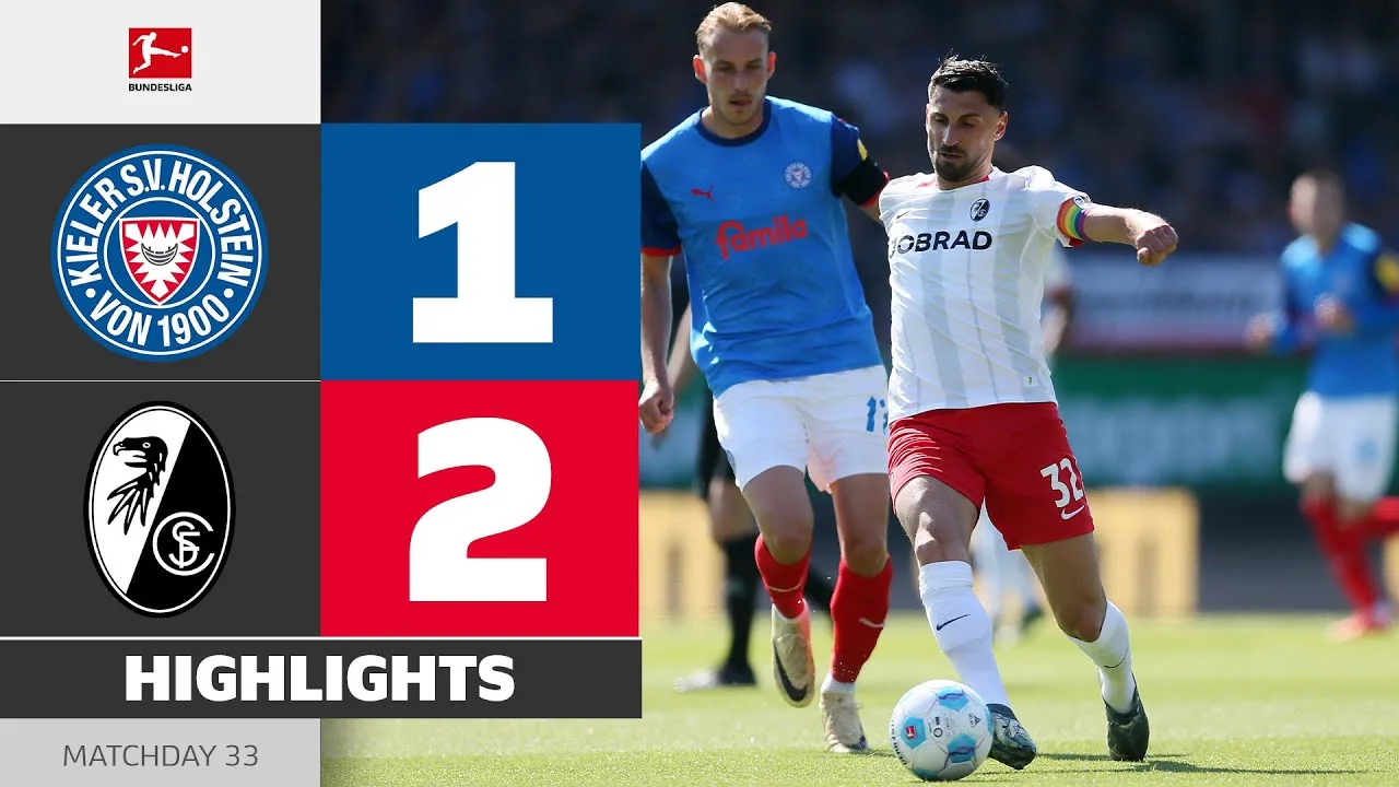 Freiburg atteint CL! | Holstein Kiel – SC Freiburg | Faits saillants | Matchday 33 – Bundesliga 24/25