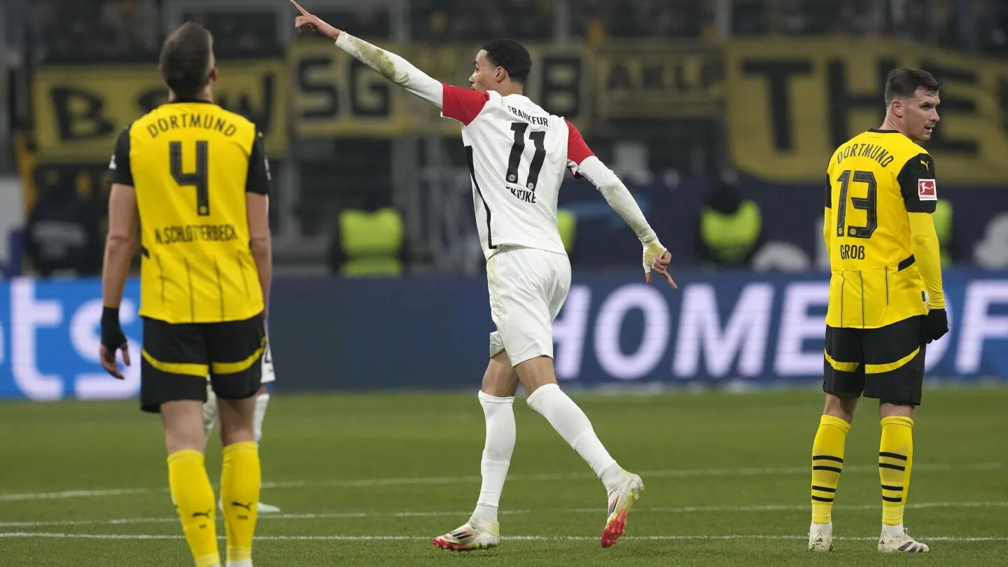 Francfort laisse de côté Omar Marmoush et bat Dortmund en difficulté en Bundesliga