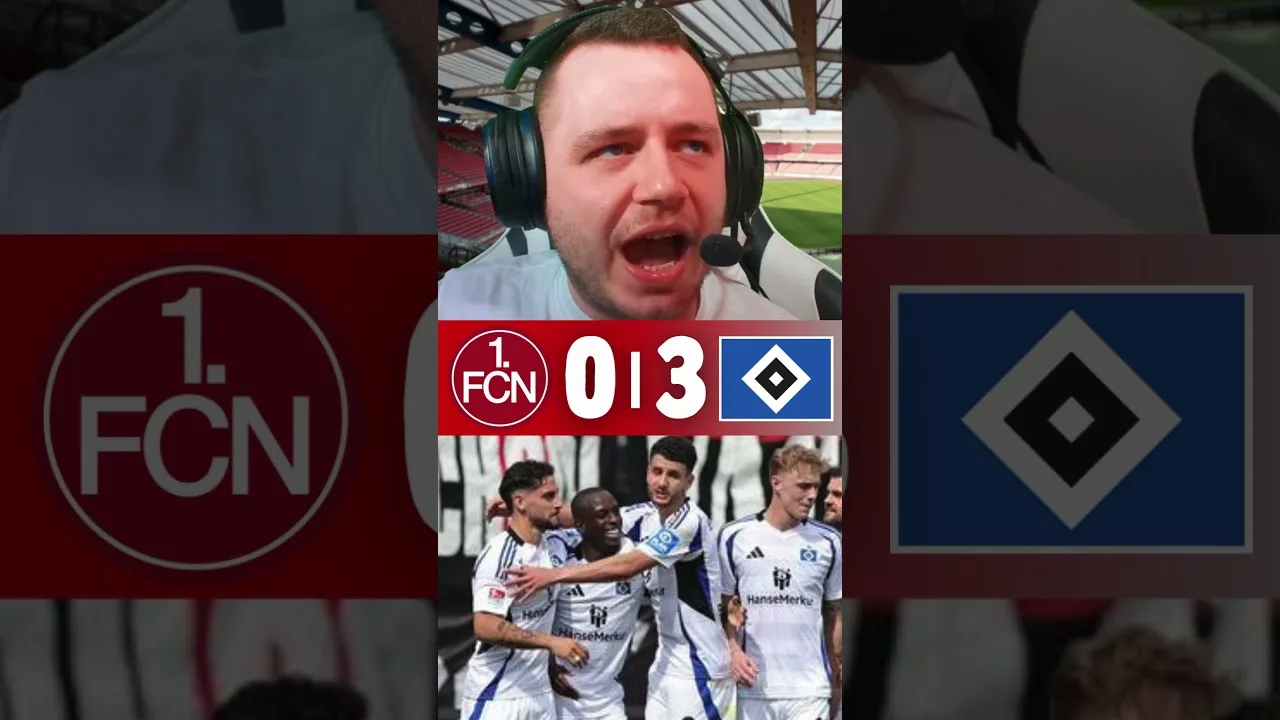 Hambourg sur le cours de Bundesliga! 🔥 #HSV #NUREMBERG #HAMBURG #BUNDESLIGA