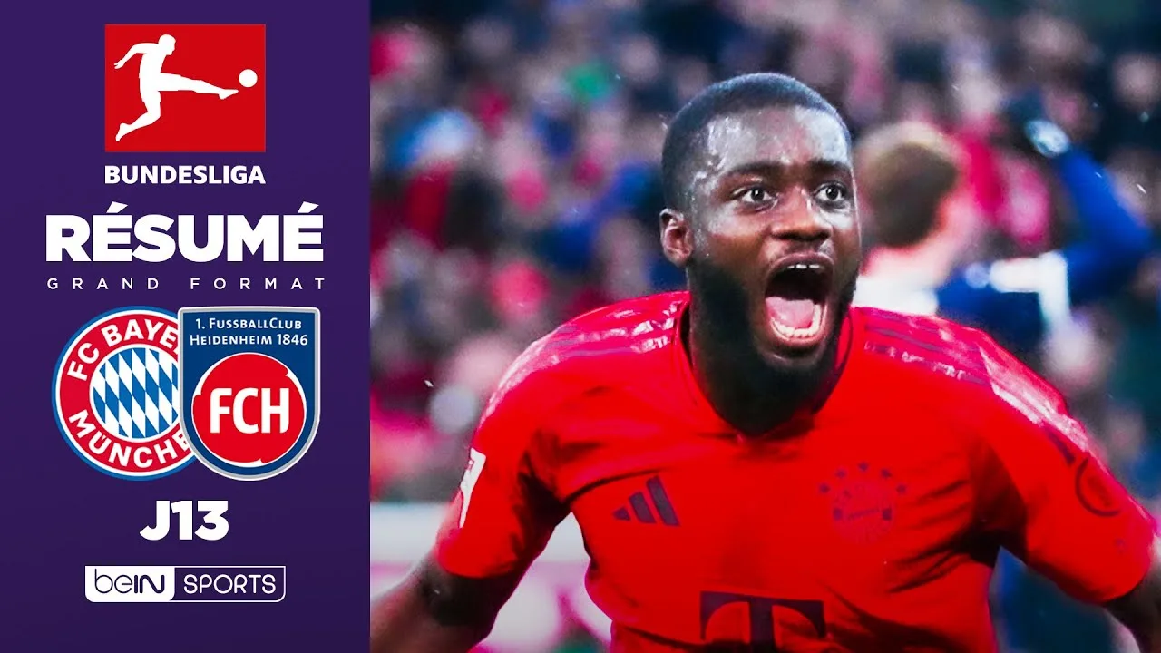 Résumé : Festival de Musiala, le Bayern Munich remporte un THRILLER contre Heidenheim !