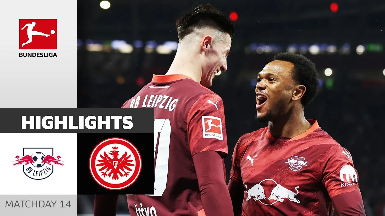 RBL bat à nouveau Francfort | RB Leipzig – Eintracht Francfort | Faits saillants | MD14 – Bundesliga 24/25