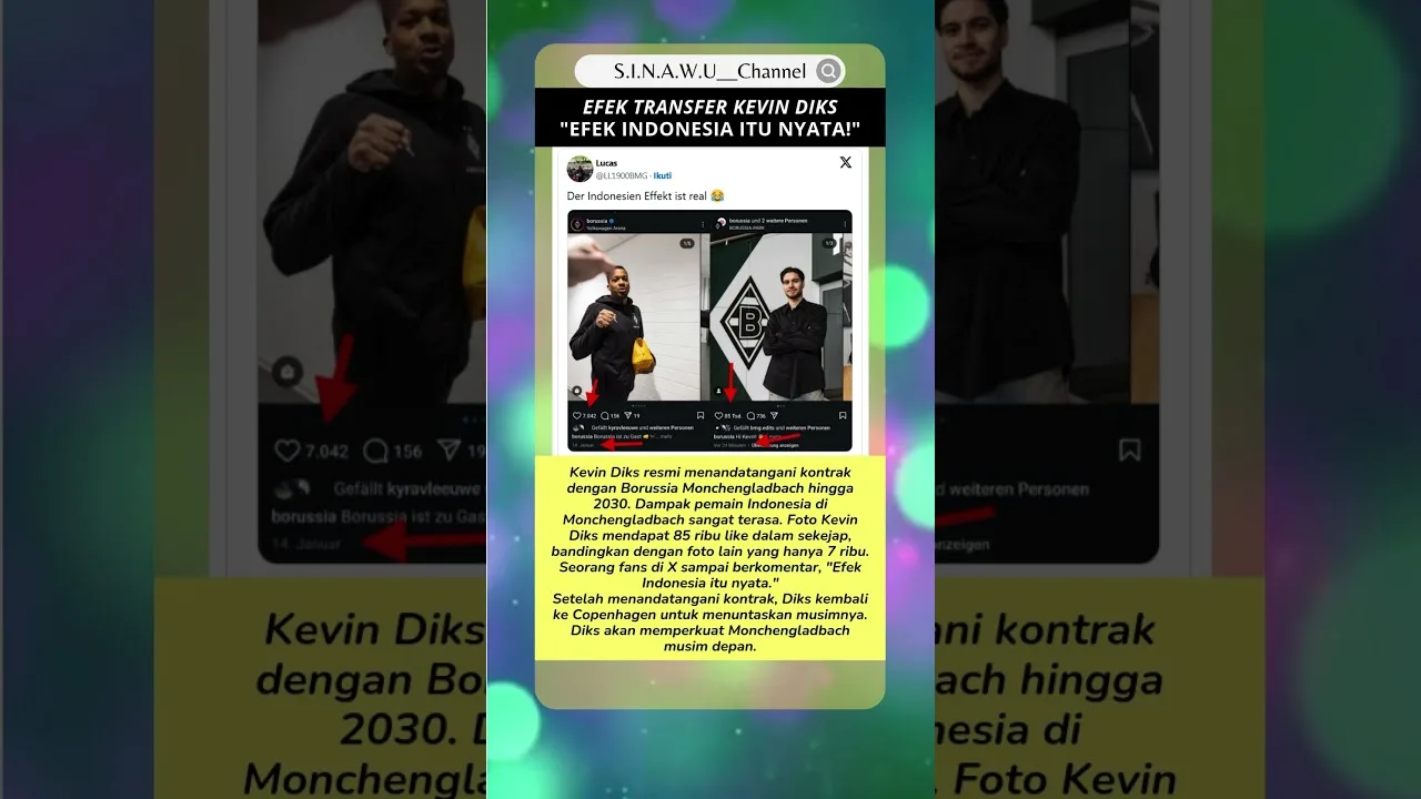 Indonesia Effect #kevindiks #borussiamonchengladbach #bundesliga #timnasindonesia