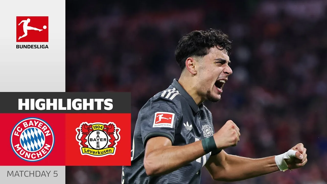 2 objectifs de rêve et beaucoup de tension ! | FC Bayern Munich – Bayer Leverkusen 1-1 MD5 – Bundesliga 24/25