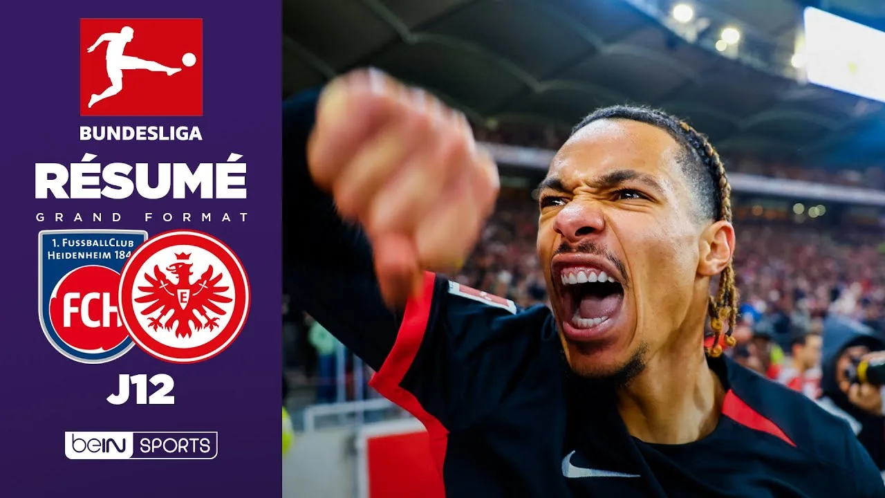 Résumé : MARMOUSH et EKITIKE marquent encore, Francfort ÉCRASE Heidenheim