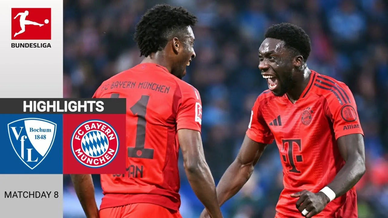 VfL Bochum – Bayern Munich | 0:5 | Résumé | Bundesliga 2024-25