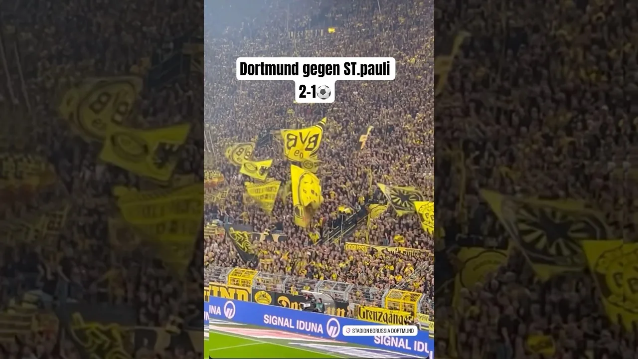 Borussia Dortmund contre ST.Pauli 2-1 et Ramy Bensebaini, Serhou Guirassy buts contre ST.Pauli