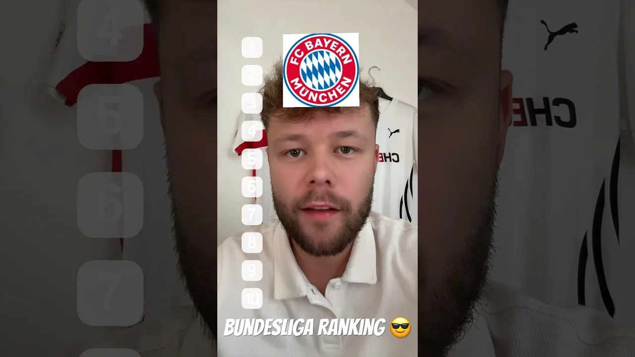 Bundesliga Tabelle Ranking #shorts #bundesliga #fussball #ranking