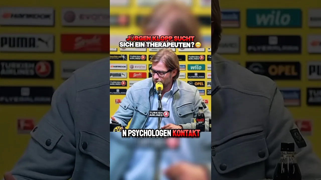 Der Job ist wohl bisschen stressig😬😬 #bundesliga #interview #klopp