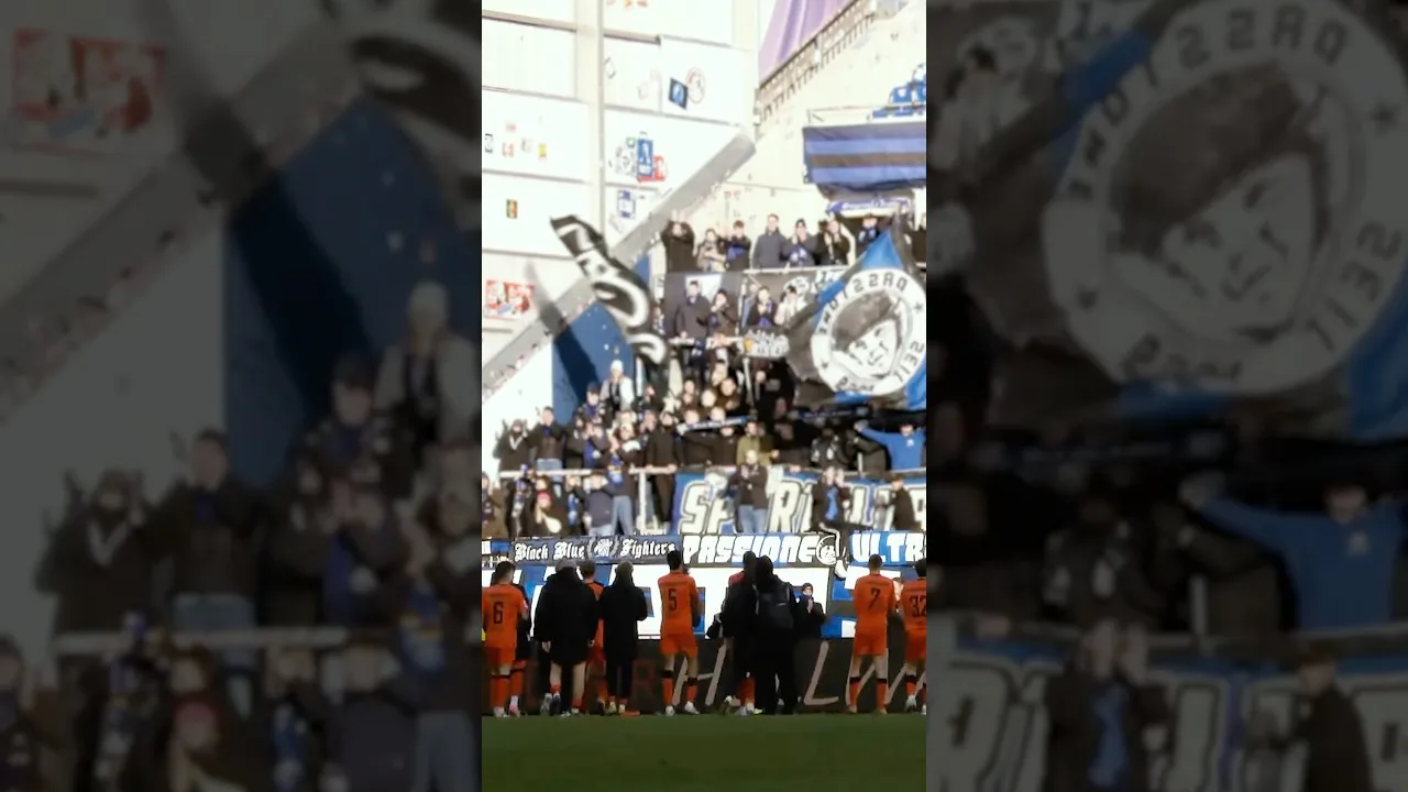 Danke für Euren Support in Darmstadt! 💙🖤 #svdscp #bundesliga