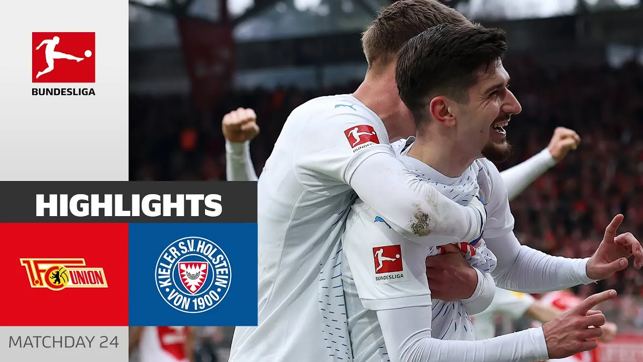 Tout d’abord à l’extérieur! | 1. FC Union Berlin – Holstein Kiel | Faits saillants | MD 24 – Bundesliga 2024/25