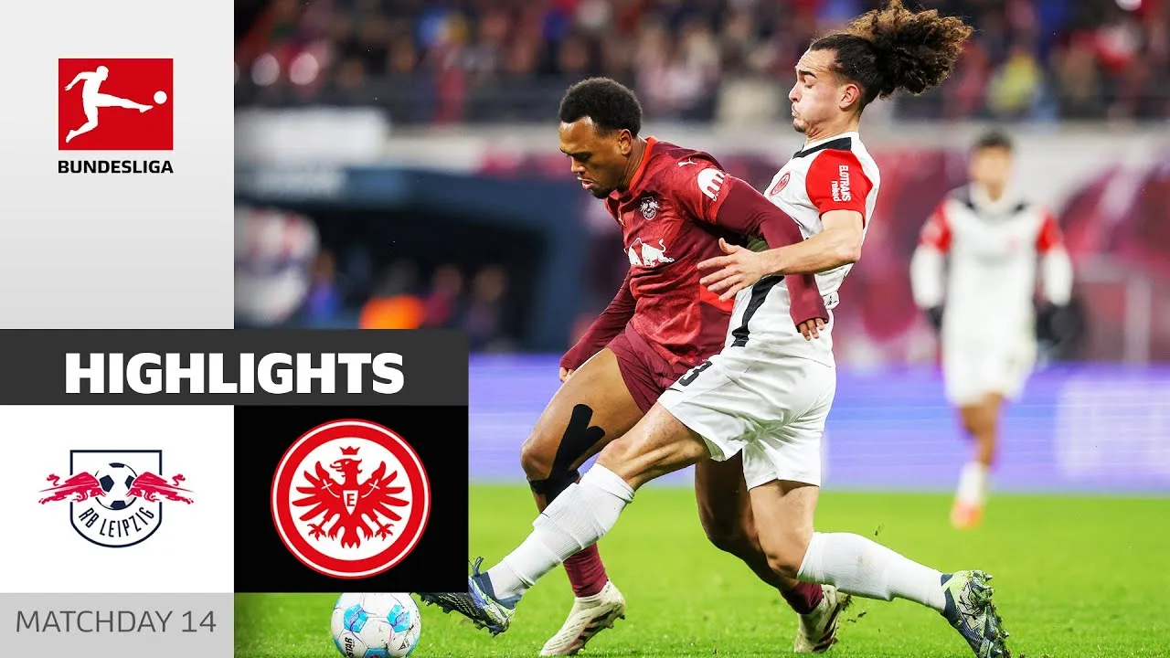 La vengeance a échoué ! | RB Leipzig – Eintracht Francfort 2-1 | Faits saillants | 14e journée – Bundesliga 24/25