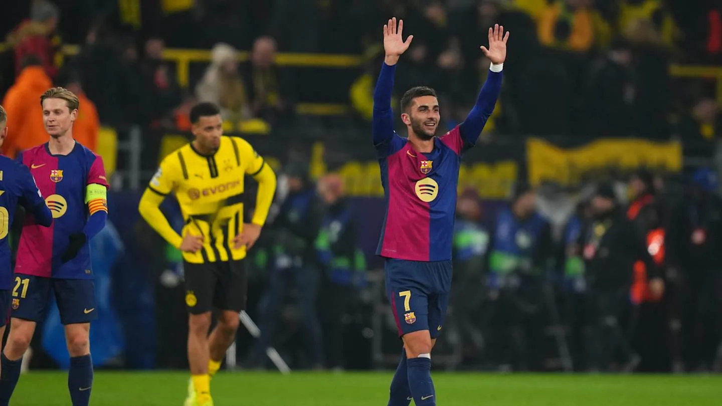 Ferran Torres marque un doublé alors que Barcelone bat le Borussia Dortmund 3-2