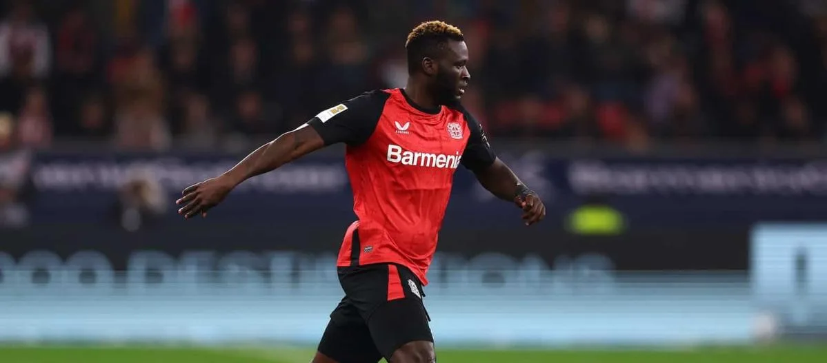 Manchester United souhaite recruter l’attaquant blessé du Bayer Leverkusen, Victor Boniface.