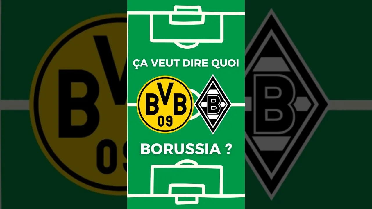 Ça veut dire quoi Borussia ? #bundesliga