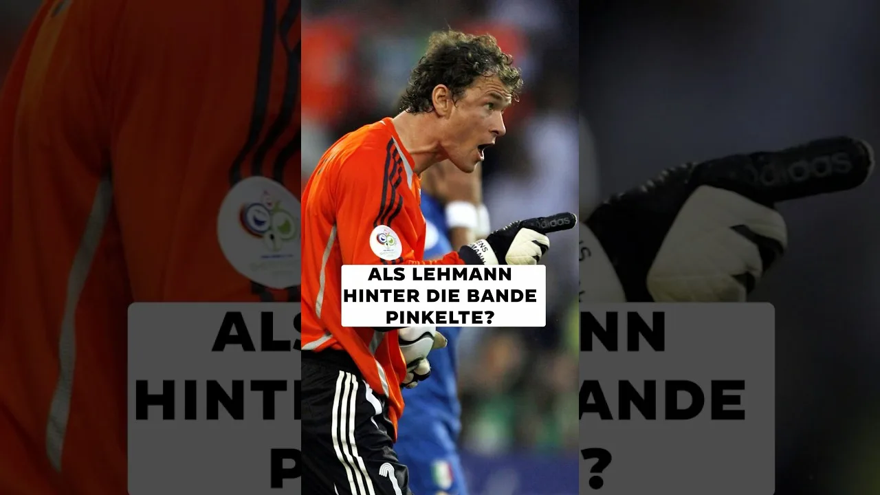 Als Lehmann hinter die Bande pinkelte?😂😅 #lehmann #bundesliga #fussball #funny