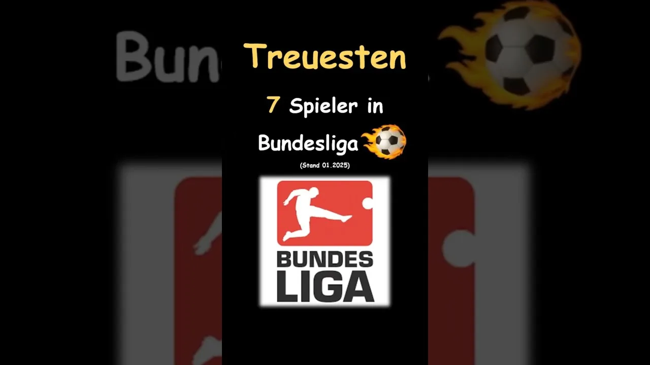 7 joueurs avec la plus longue appartenance à un club de la Bundesliga #bundesliga #bayern #bvb #fussball #ni