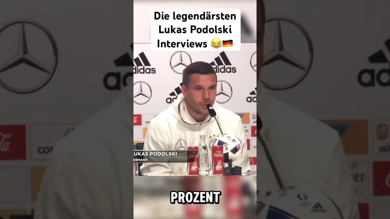 Die legendärsten Lukas Podolski Interviews 😂🇩🇪 #podolski #fckoeln #dfb #bundesliga