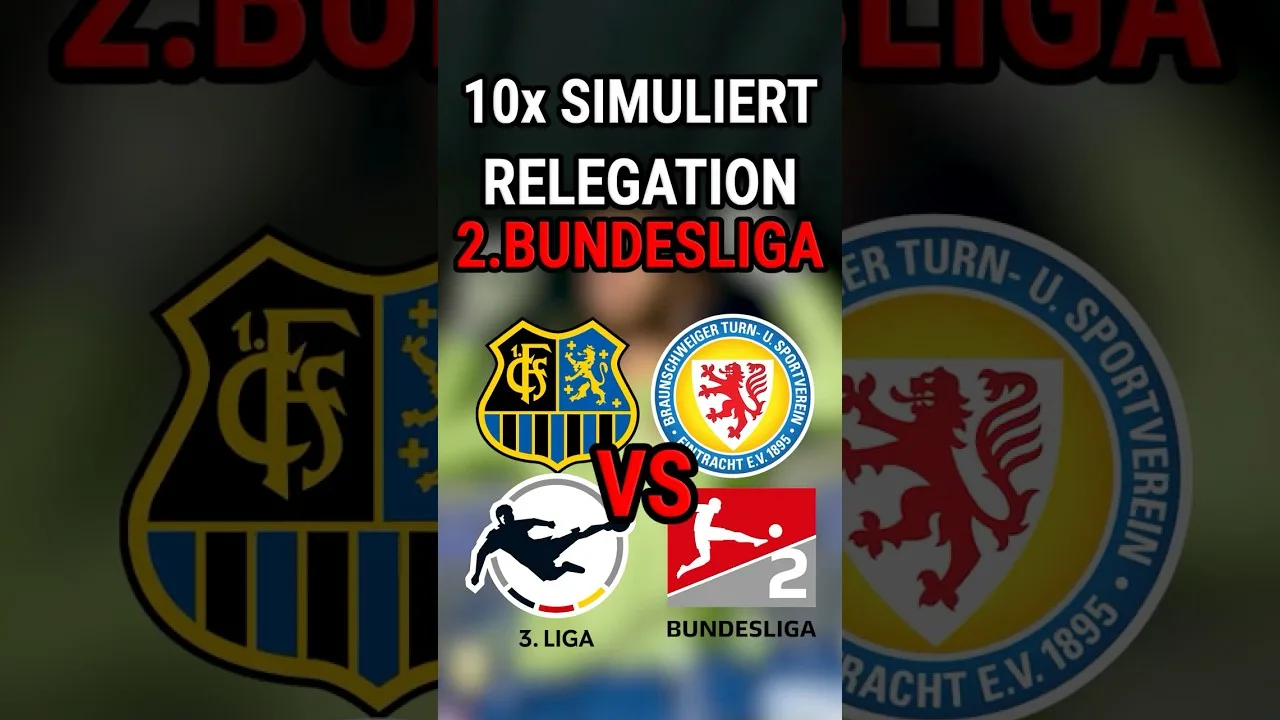 Relégation Saarbrücken vs Braunschweig – 3e ligue contre 2e Bundesliga 10X simulé! 😱⚽