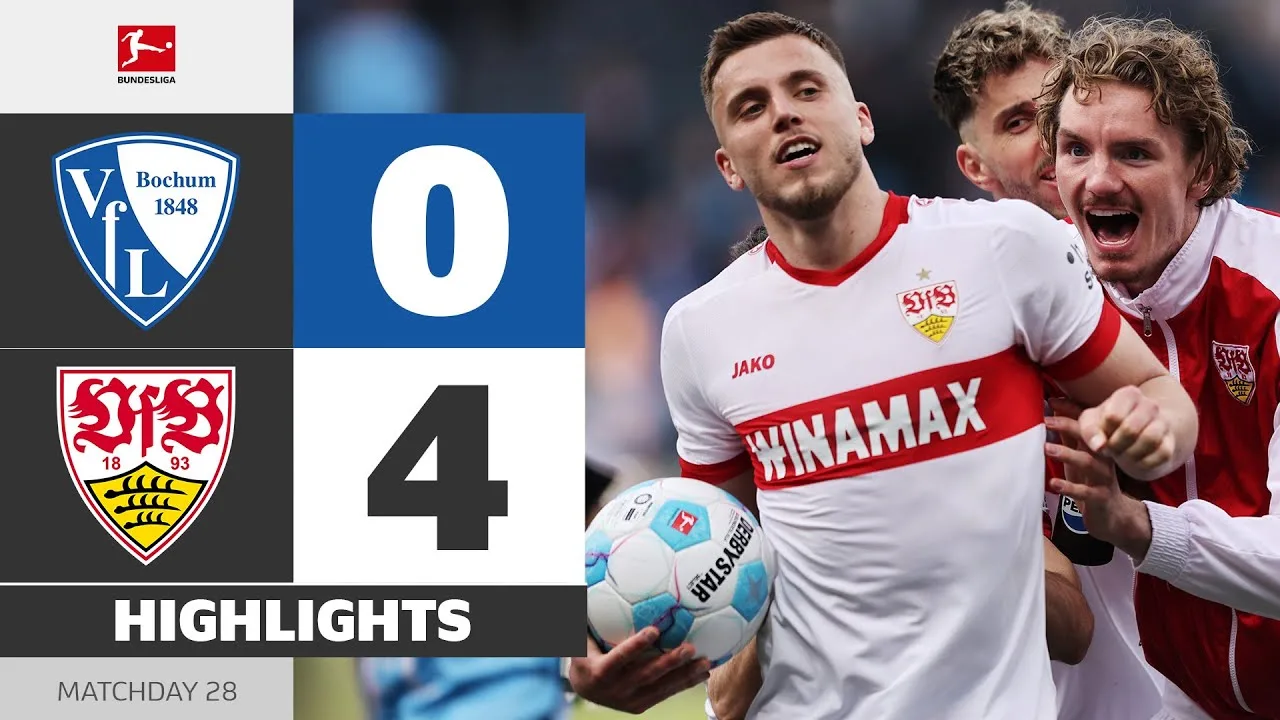 Demirovic en feu! | VFL Bochum – VFB Stuttgart | Faits saillants | Matchday 28 – Bundesliga 24/25