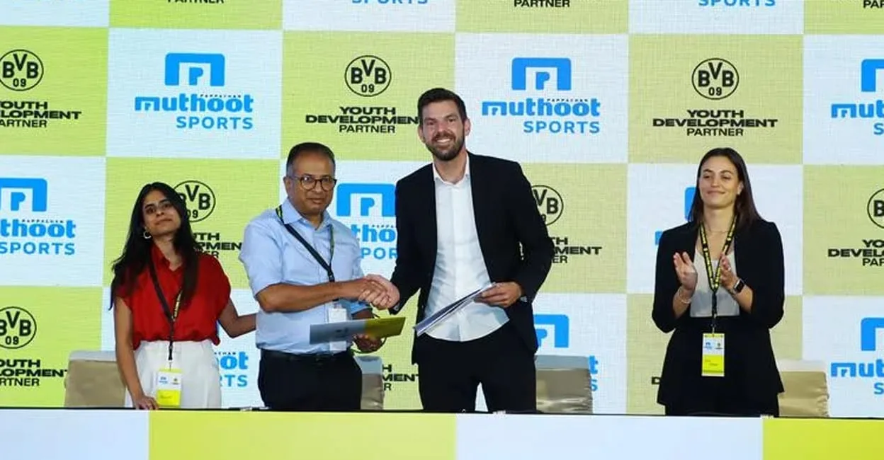 Muthoot signe du protocole d’accord avec le Borussia Dortmund pour le développement du football au Kerala