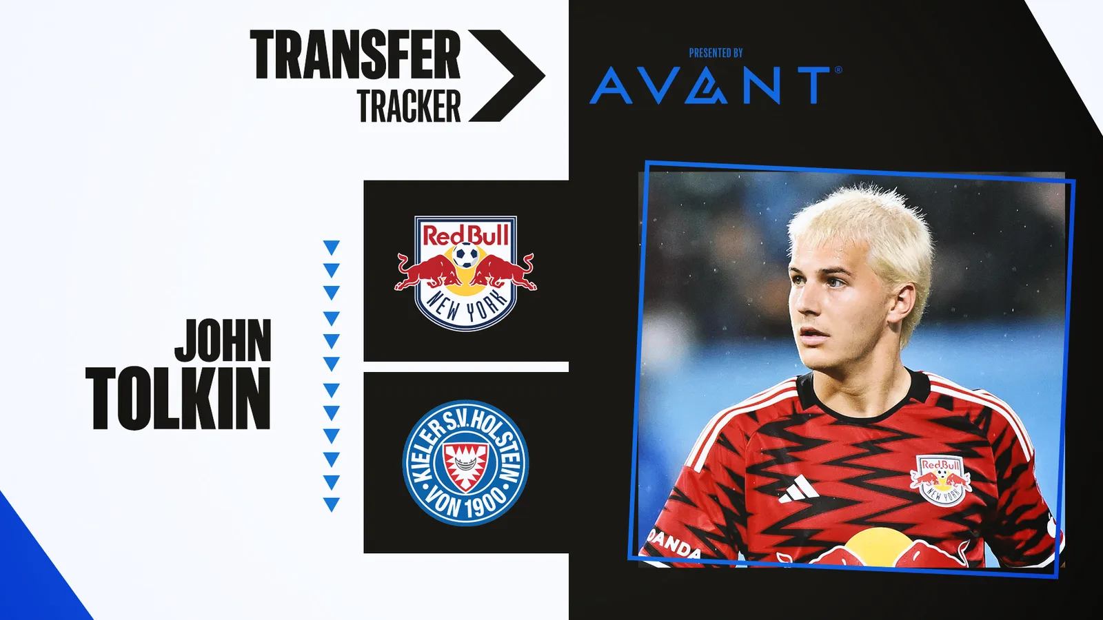 Les Red Bulls de New York transfèrent John Tolkin au Holstein Kiel de Bundesliga