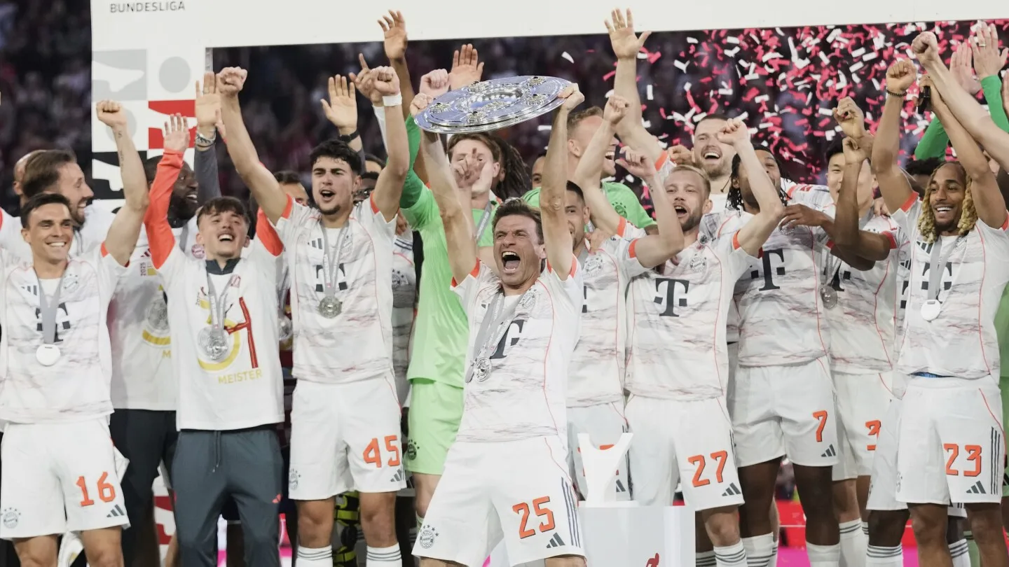 Le Bayern Munich célèbre le titre de Bundesliga avec la dernière victoire à domicile pour Thomas Müller