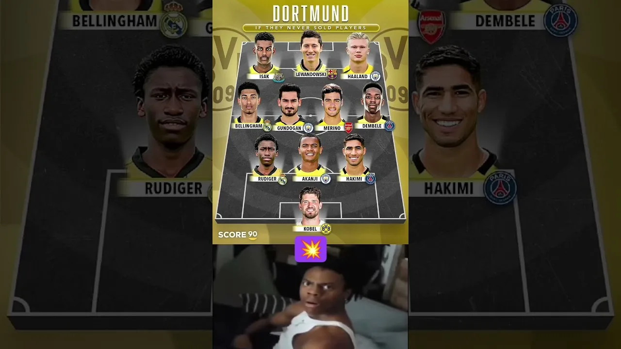 📹 Just imagine if Dortmund didn’t have to sell their star players… 🤯🐝 #laliga #bundesliga #top #1mln