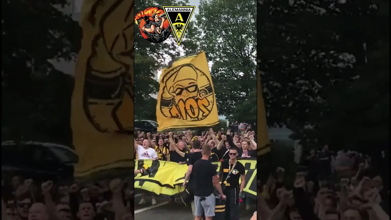 Ultras Alemania Aachen  #ultras #bundesliga #footballsoccer #soccer #football  #bestultras