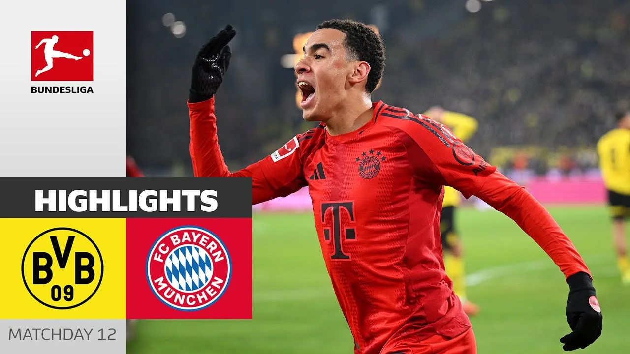 L’en-tête Musiala sauve un point ! | Borussia Dortmund – FC Bayern Munich 1-1 | Faits saillants | 12ème journée