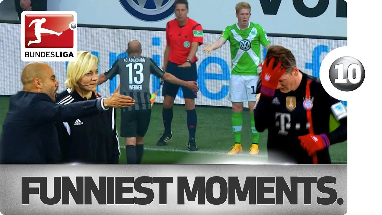 Top 10 – Les moments les plus drôles de la saison de Bundesliga jusqu’à présent!