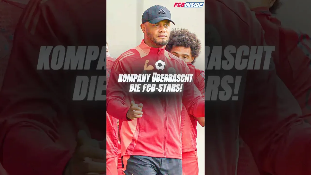 Wie Xabi Alonso: Kompany überrascht Bayern-Stars! #fcbayern #fußball #bundesliga