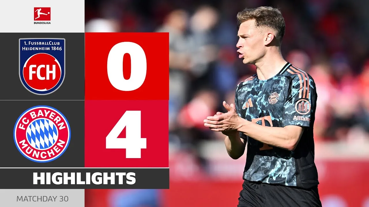 Bayern glacé! | Heidenheim – FC Bayern | Faits saillants | Matchday 30 – Bundesliga 2024/25