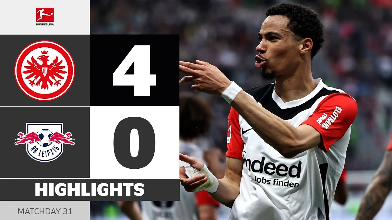 Ekitiké & Co. en feu! | Eintracht Frankfurt – RB Leipzig | Faits saillants | Matchday 31 – Bundesliga