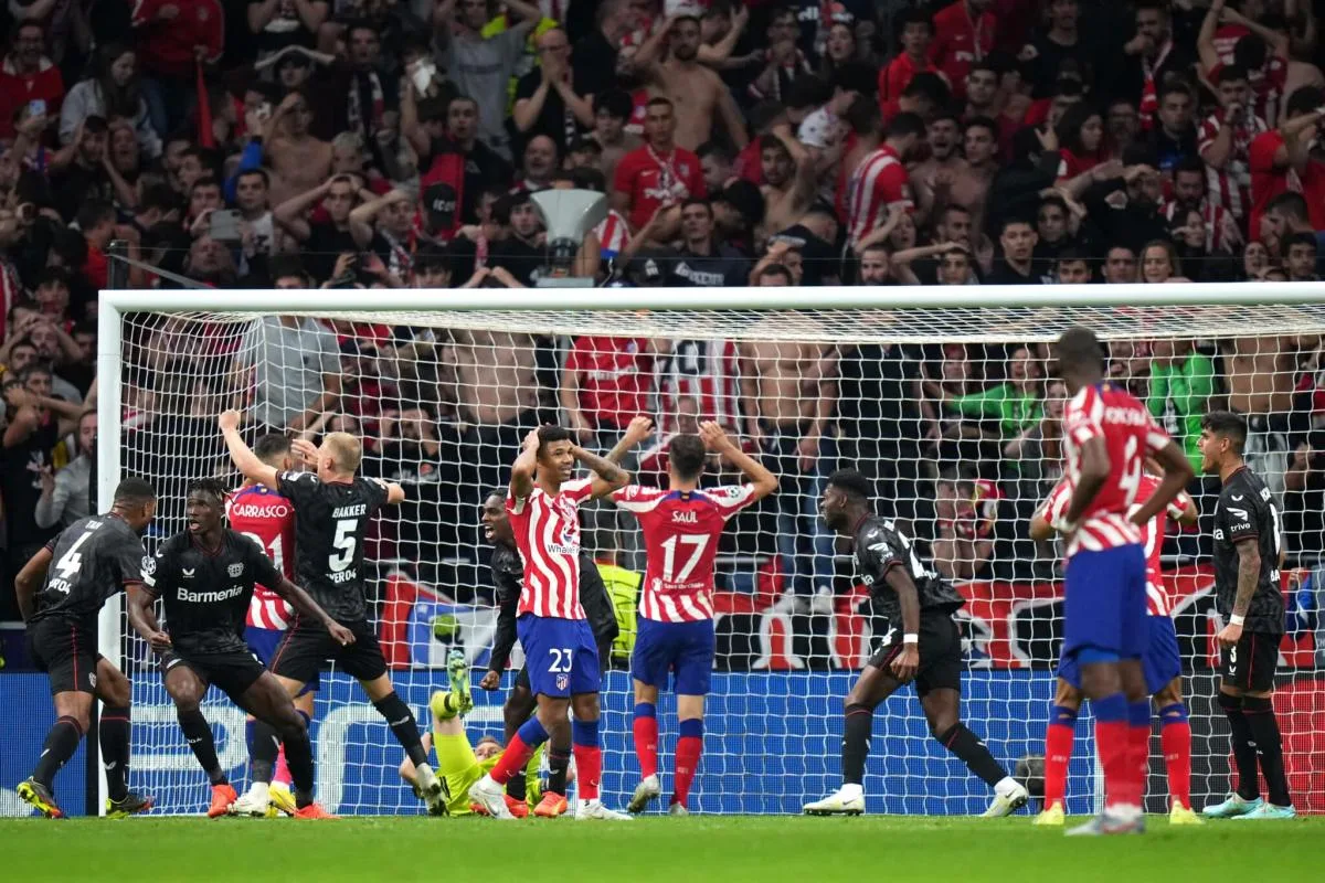 La dernière fois que l’Atletico Madrid et le Bayer Leverkusen se sont rencontrés, le chaos s’est ensuivi