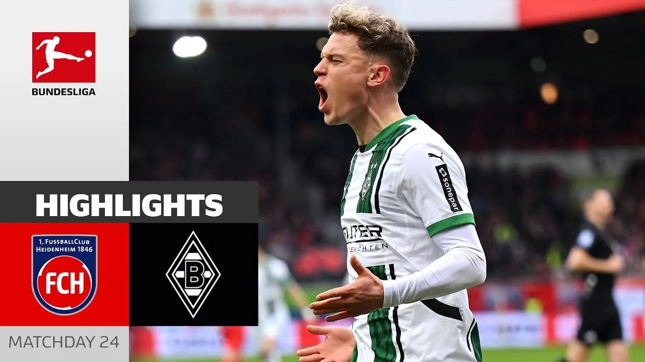 Hack le gagne pour Gladbach! | 1. FC Heidenheim 1846 – Borussia M’gladbach 0-3 | HL | MD 24 – BL 24/25
