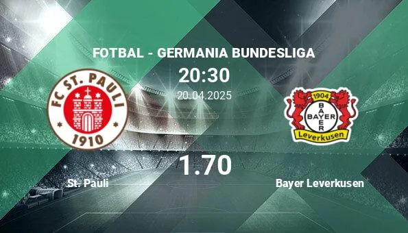 St. Pauli vs Bayer Leverkusen, paris les paris de football