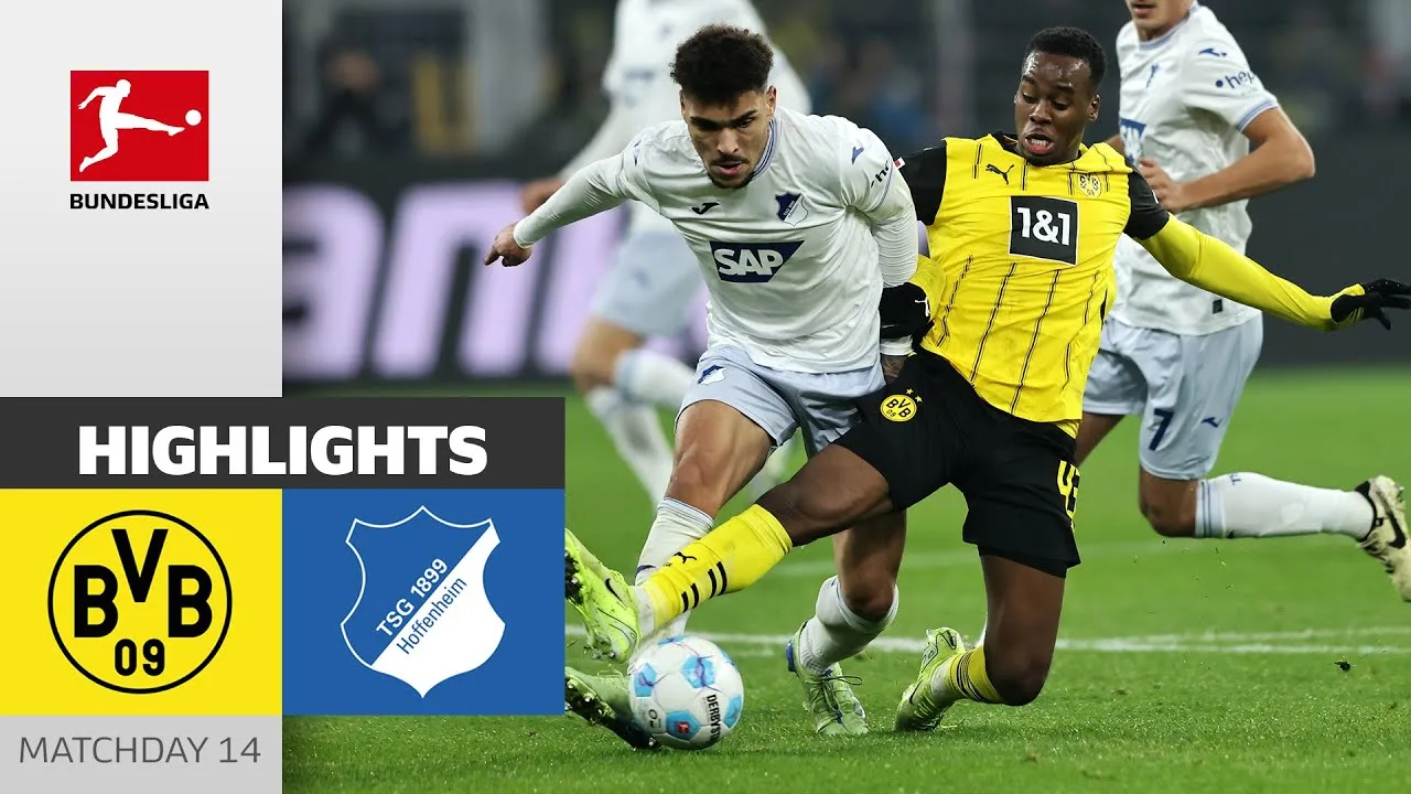 Le BVB concède l’égalisation tardive ! | Borussia Dortmund – TSG Hoffenheim | 14e journée – Bundesliga 2024/25