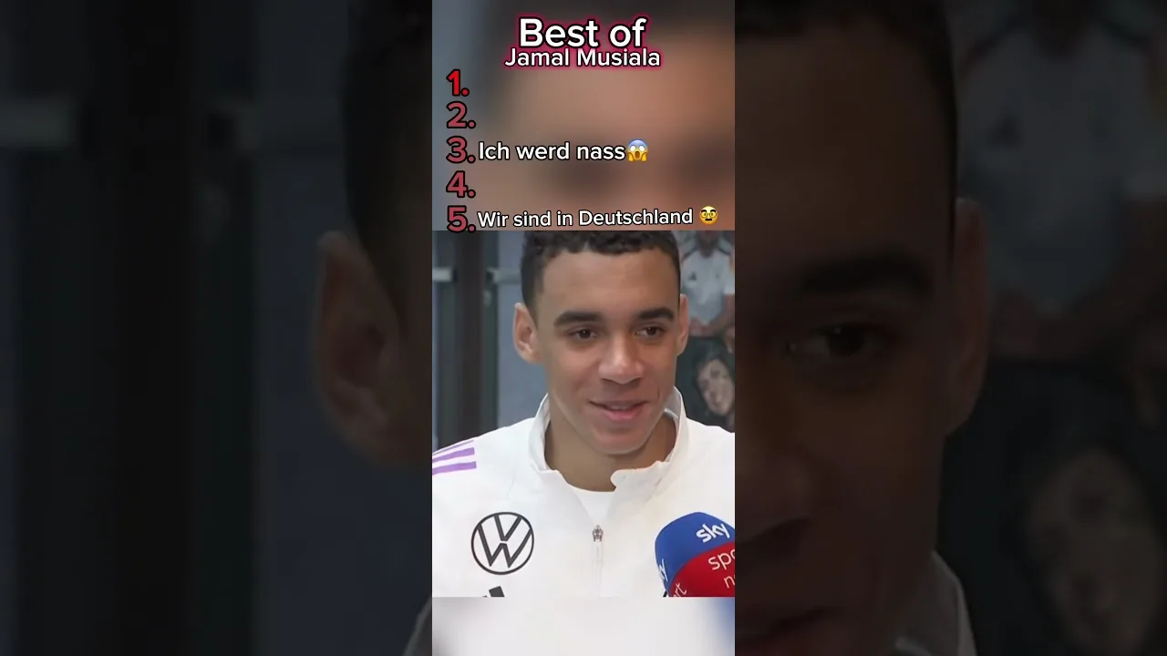 Sympathisches Kerlchen😀#jamalmusiala#bestoffußball#bundesliga