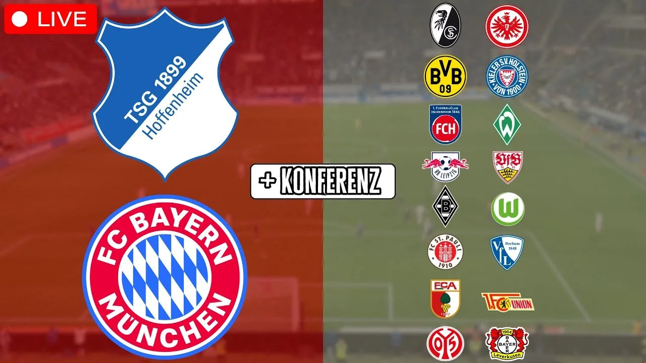 TSG 1899 Hoffenheim – FC Bayern Munich (+ Conférence) | Bundesliga en direct