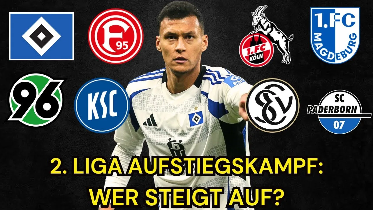 Bataille pour la promotion de la 2e ligue : qui sera promu en Bundesliga ?