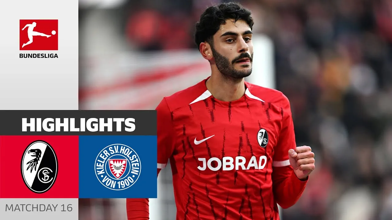 Fermer Victoire pour Fribourg ! | SC Fribourg – Holstein Kiel 3-2 | Faits saillants | MD16 – Bundesliga 2024/25