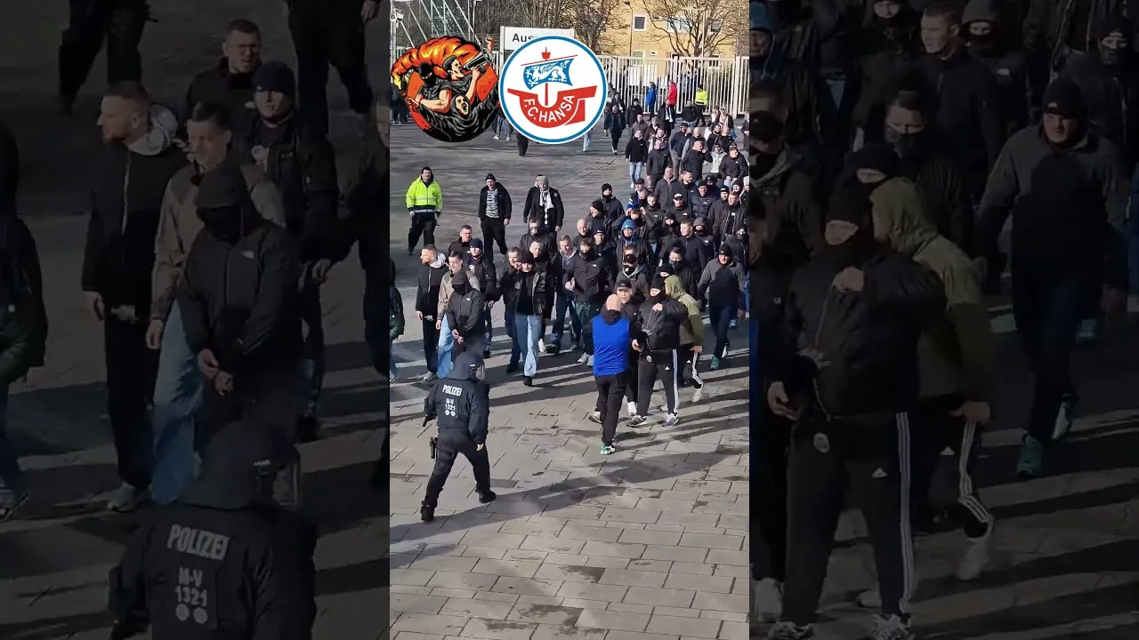 HANSA ROSTOCK ULTRAS #football #ultras #derby #ultraslife #bundesliga #ultrastreet #soccer