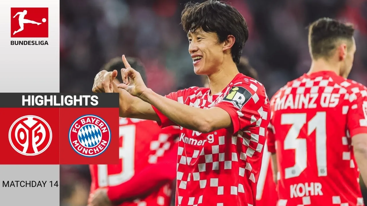 FSV Mayence – Bayern Munich | 2:1 | Résumé | Bundesliga 2024-25 | Mayence Bavière