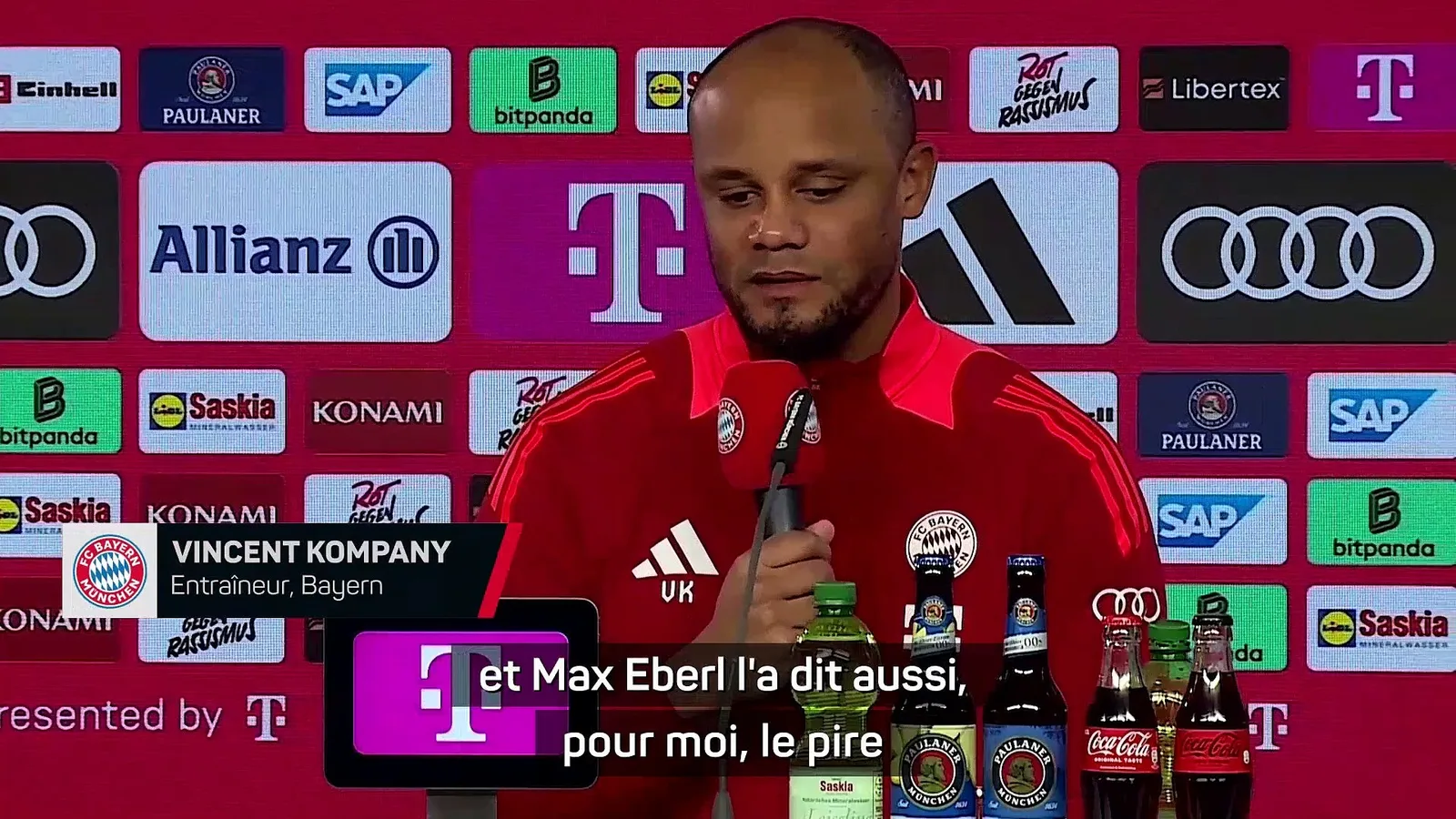 Bundesliga : Kompany s’exprime sur le départ de Tel